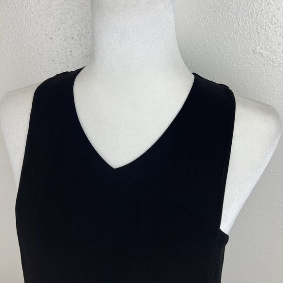 Trouve Sleeveless Blouse Women Extra Small Black V-Neck Tank Top Career Casual - Picture 7 of 11